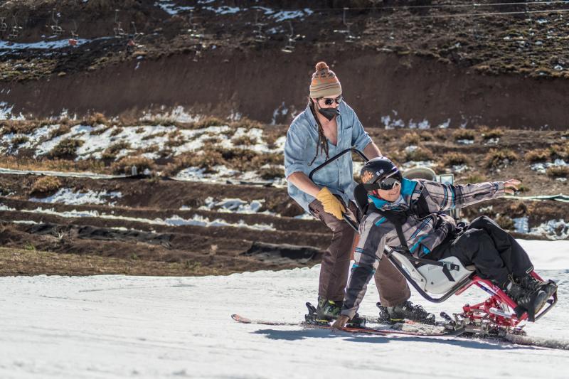 Adaptive ski classes